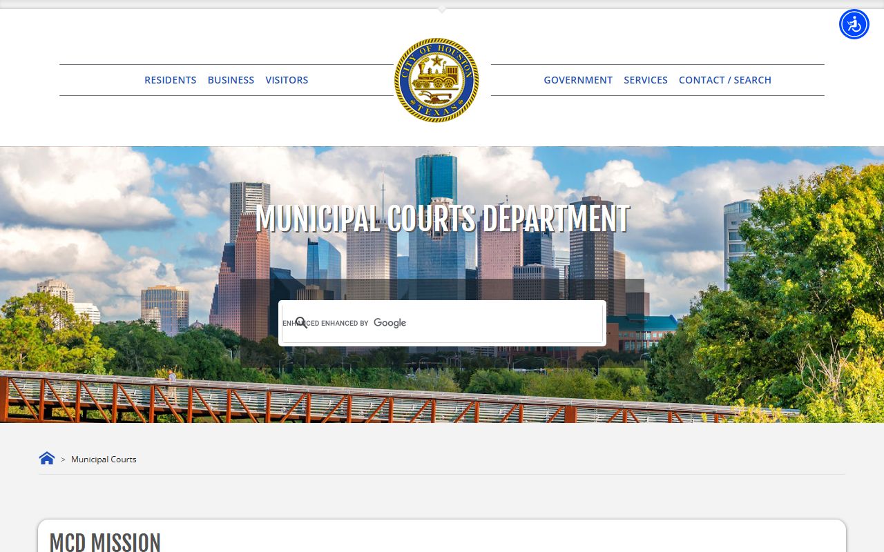 Houston civil court records municipal courts department