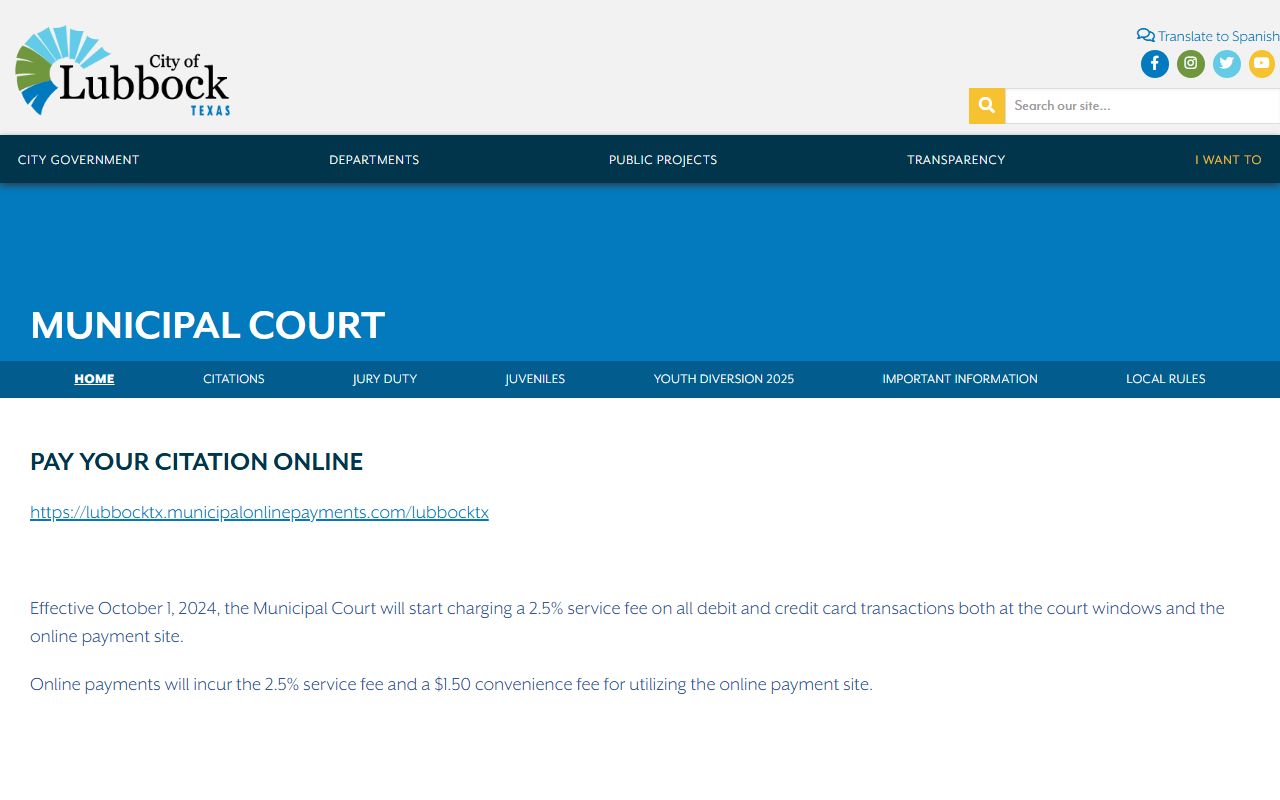 Lubbock civil court records municipal court