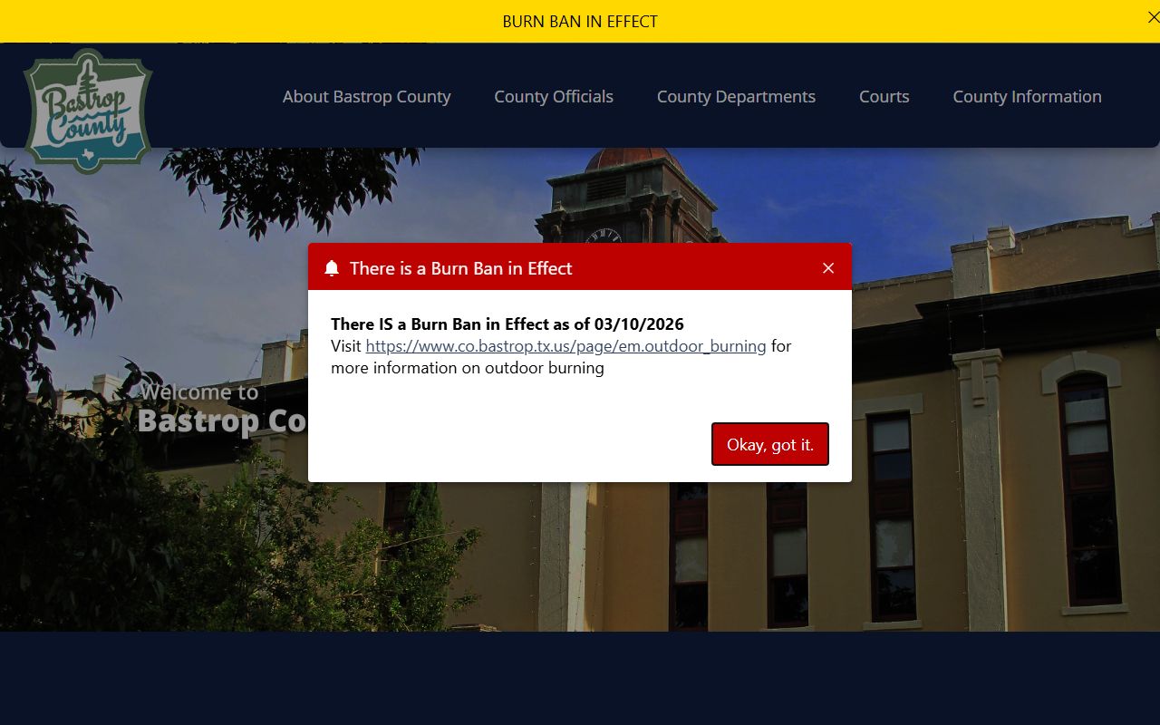 Bastrop County civil court records county clerk website