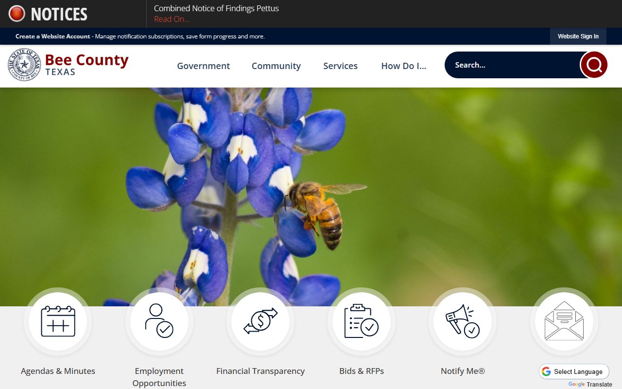 Bee County civil court records county clerk website