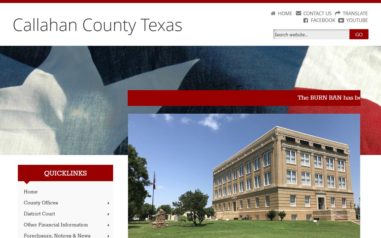 Callahan County civil court records County Clerk website