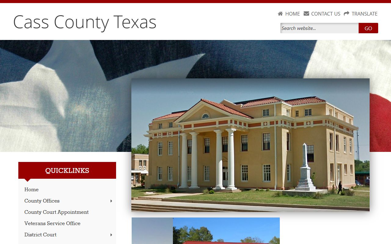 Cass County civil court records County Clerk website