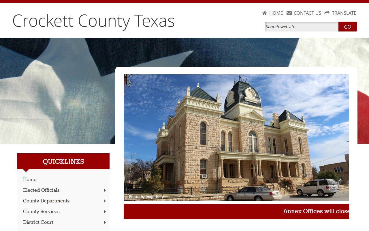 Crockett County civil court records clerk office website