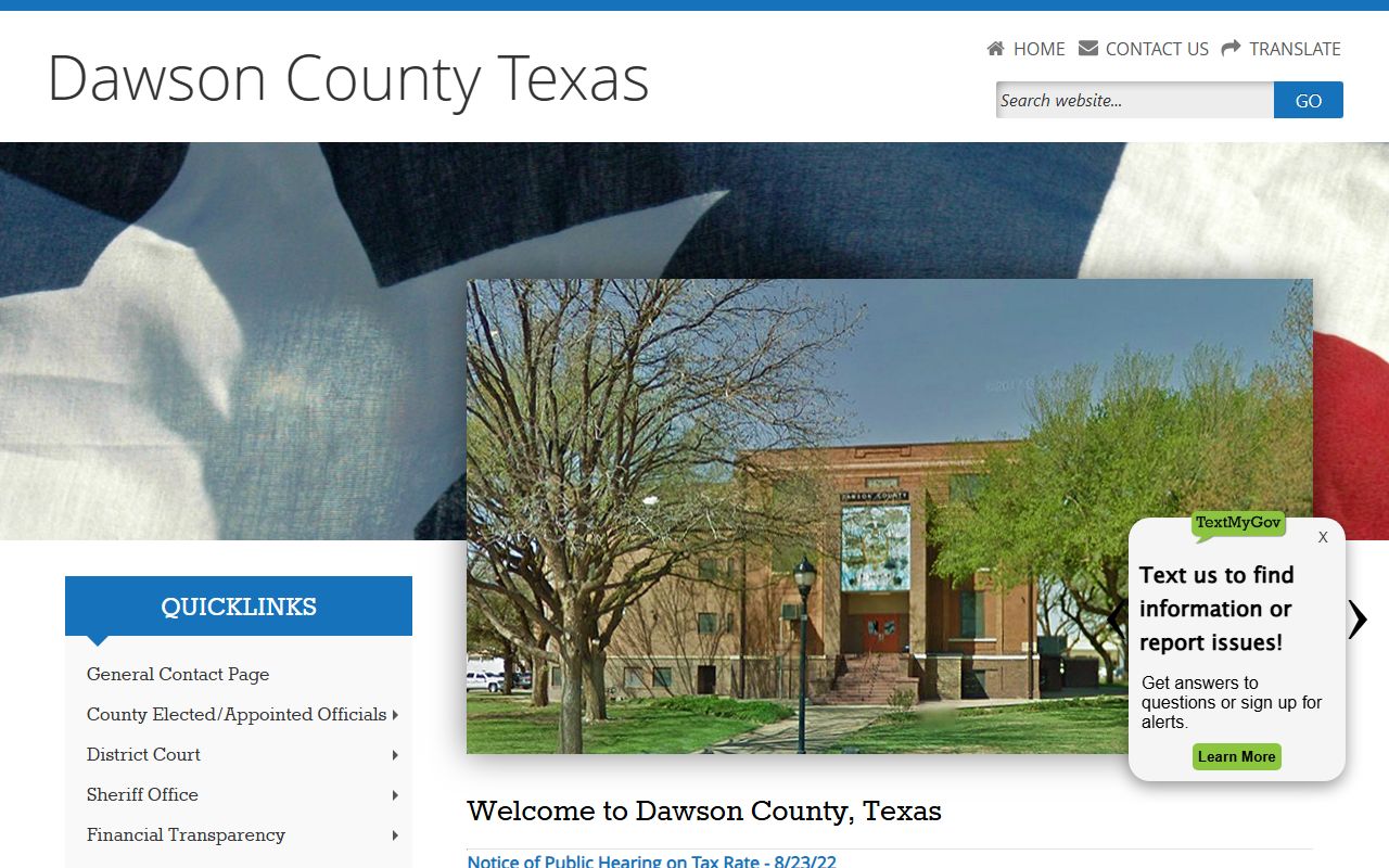 Dawson County civil court records clerk office website