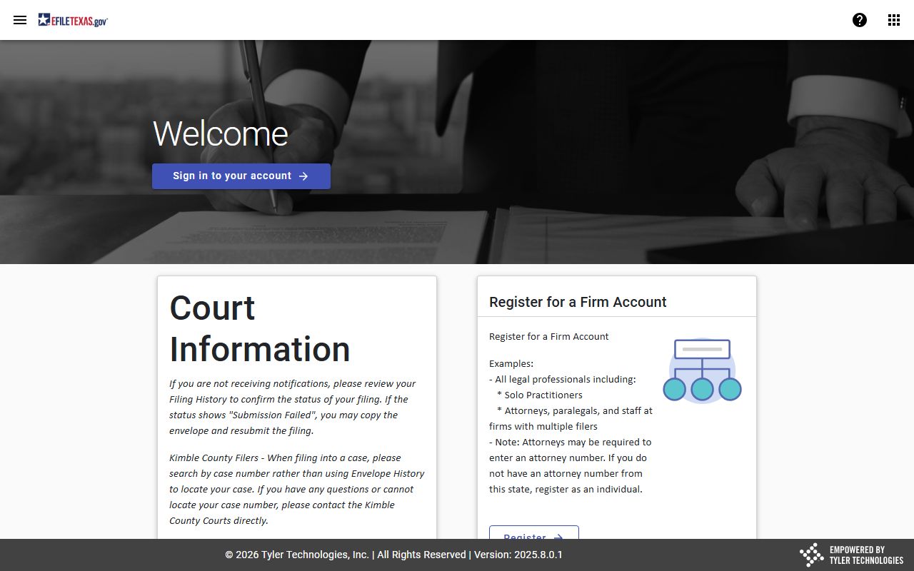 Denton County civil court records eFileTexas e-filing portal