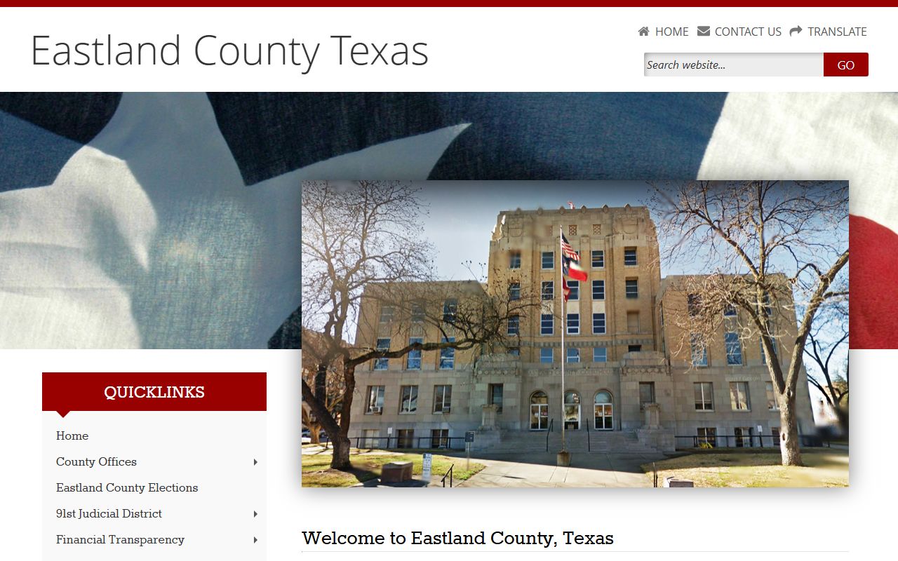 Eastland County civil court records County Clerk website