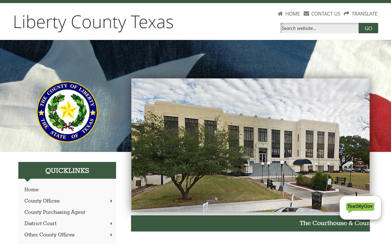 Liberty County civil court records website