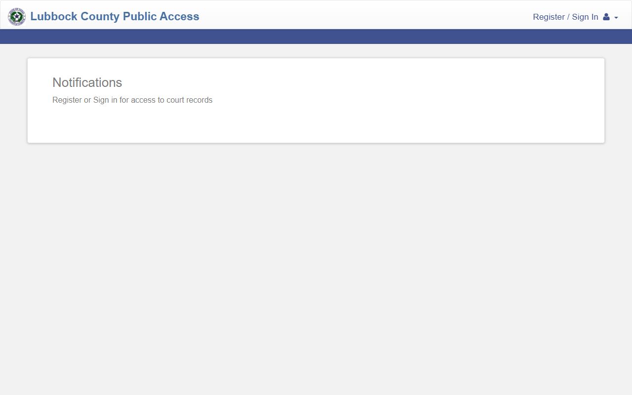 Lubbock County public records portal
