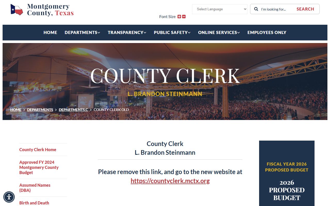Montgomery County Clerk online records