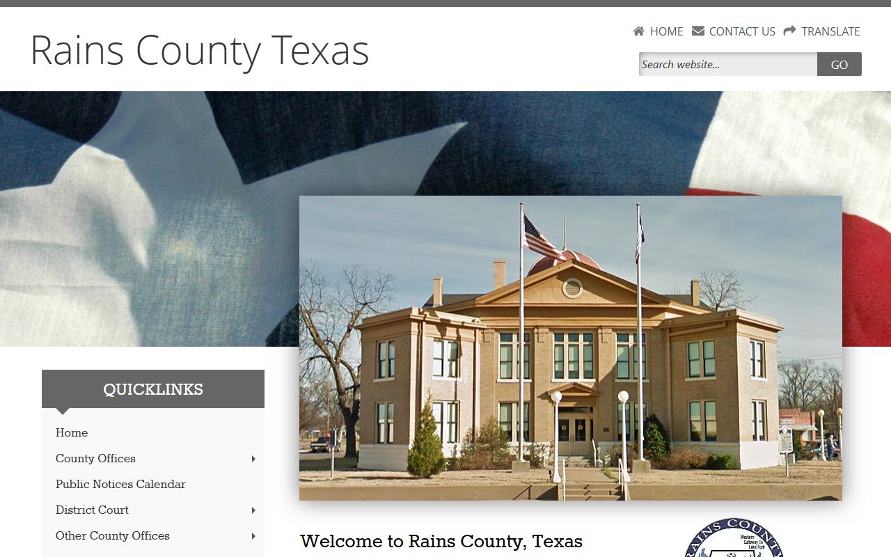 Rains County civil court records