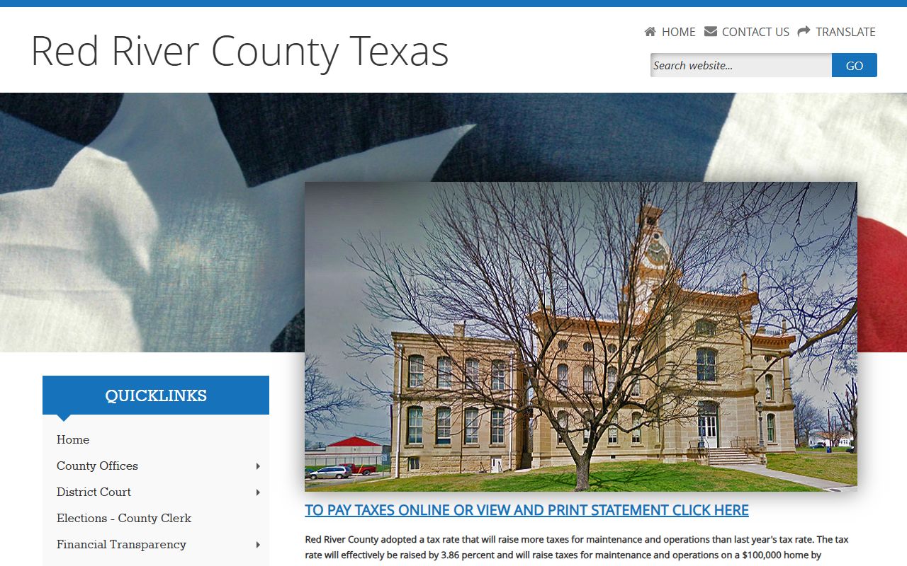 Red River County civil court records