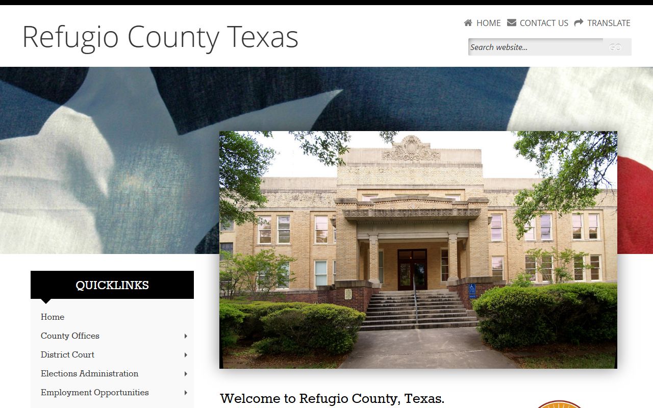 Refugio County civil court records