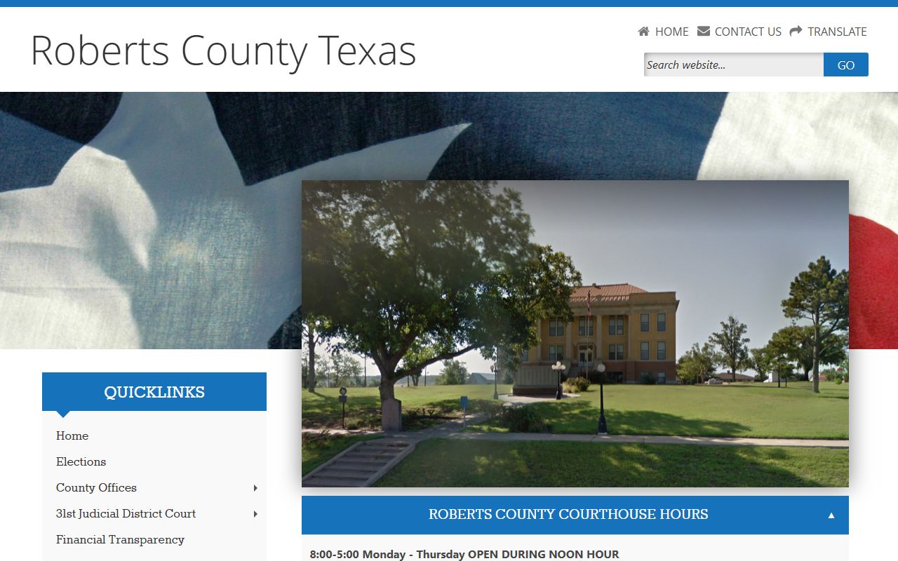 Roberts County civil court records