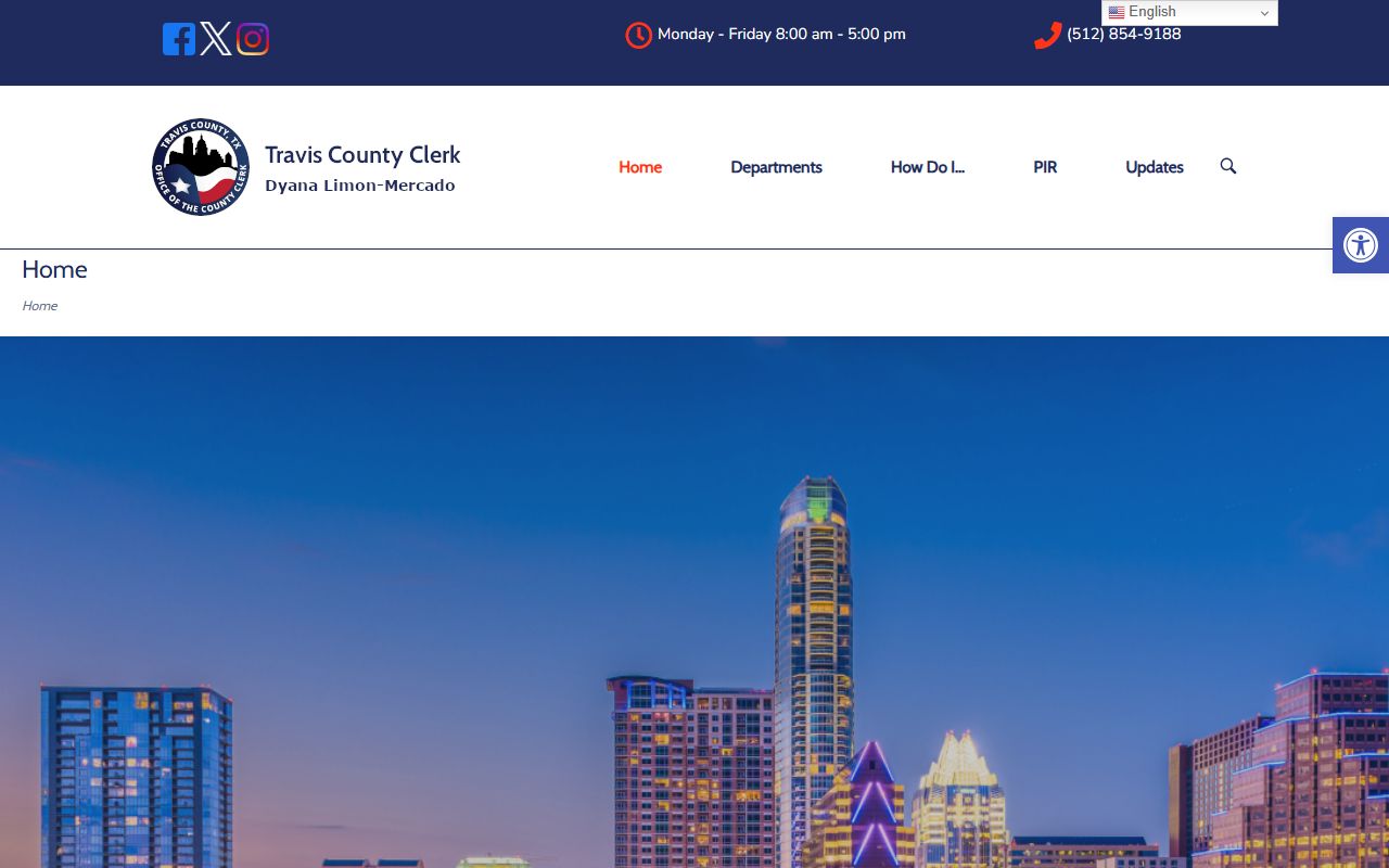 Travis County County Clerk records portal Austin Texas